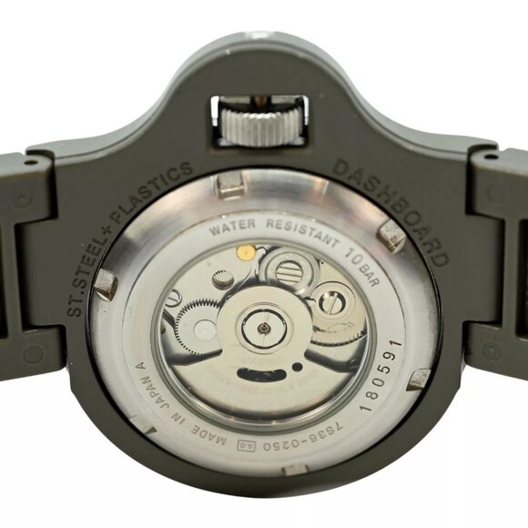 Seiko Cabane de Zucca JDM Giugiaro Dashboard Green Plastic Watch Ref: 7S36-0250! - Picture 9 of 9